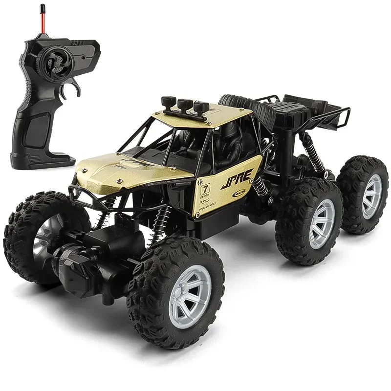 

1: 18 сплав шесть колес дистанционное управление для подъема по бездорожью горный Автомобиль Беспроводное управление электрическая модель для мальчиков и детей игрушка подарок