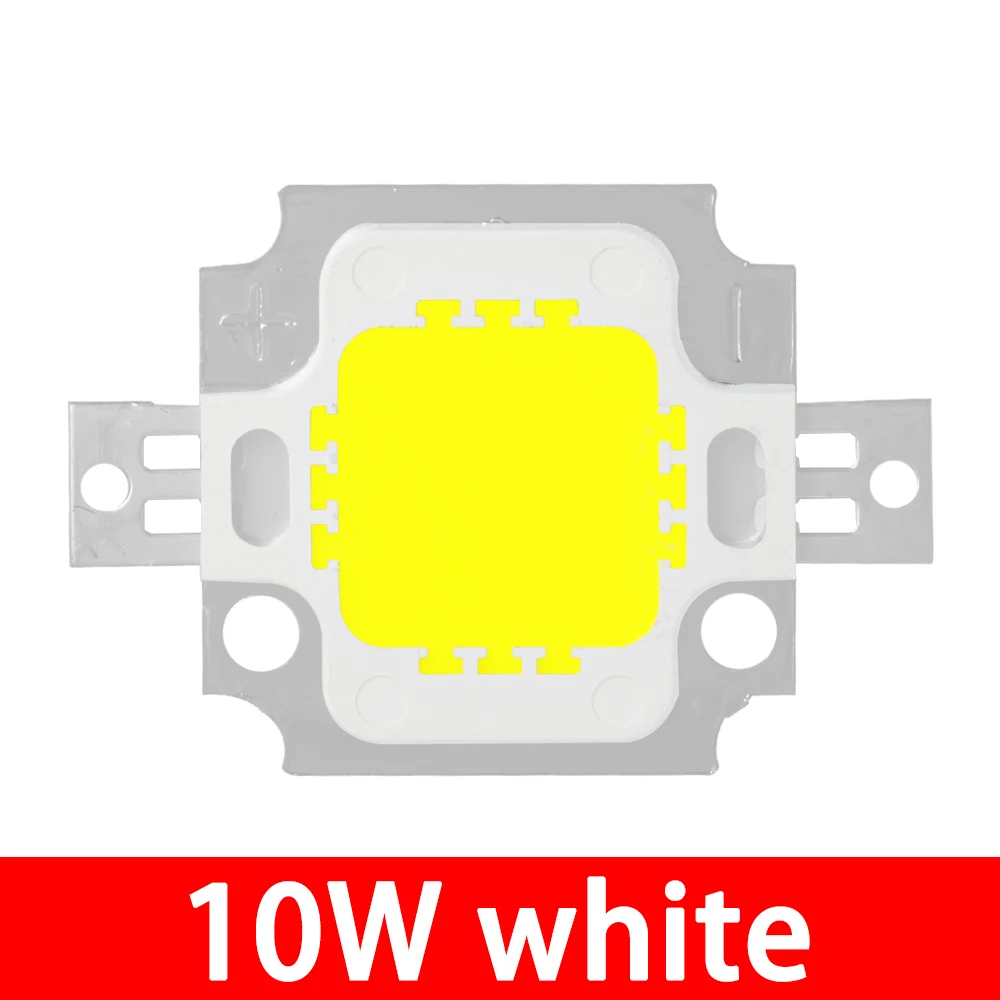 Dual White LED Light Chip for DIY Floodlight Spotlight Bulbs - COB Integrated, Multiple Wattage Options