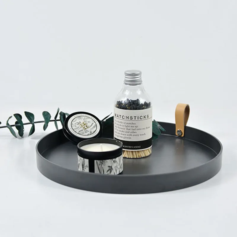 Bandeja Para Servir Plegable Con Asa - 60 Cm, Motivos A Elegir - Material De Mimbre, Color Marrón