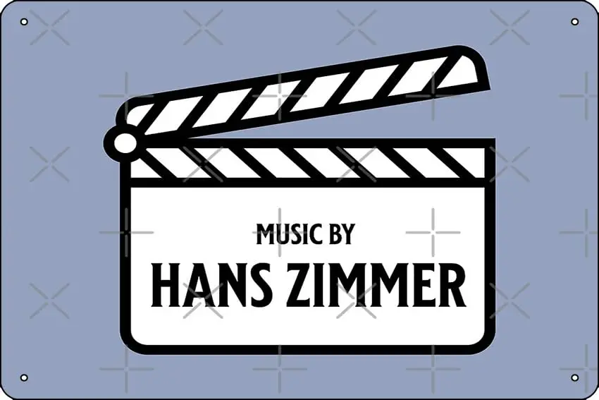 

Музыка от Ханса Зиммера, металлический Печатный металлический жестяной знак 12X8 дюймов, забавная мужская пещера, Декор для дома и офиса, бара