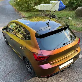 Spoiler per Seat Ibiza FR / Standard Mk5 F6 Hatchback 2017-2025, Look Cupra, Alettone Posteriore per Tetto, Kit Carrozzeria in ABS, Tuning
