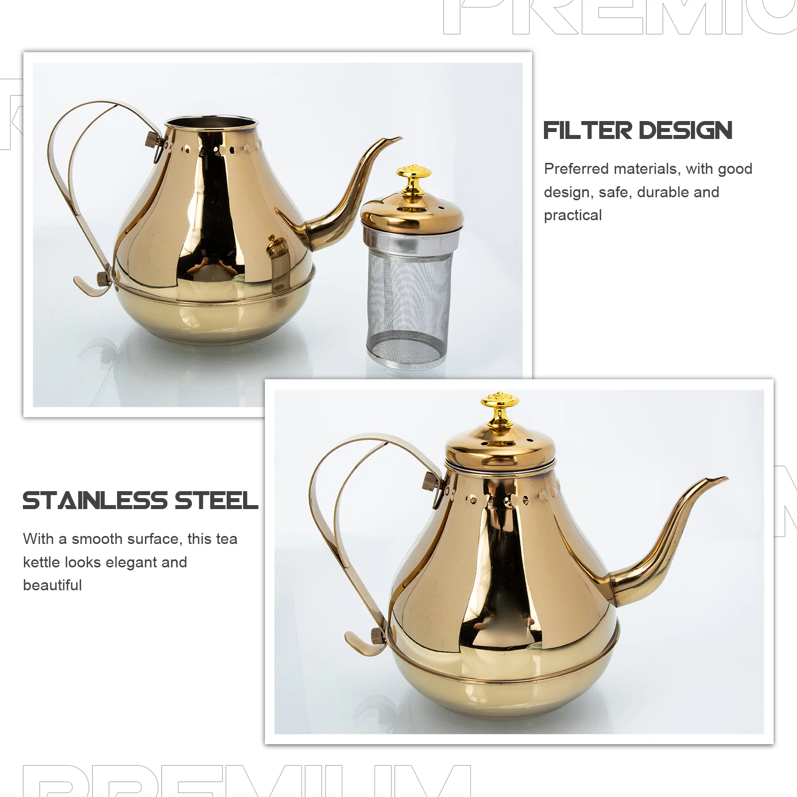 Teaor Coffee Kettle Strainer Stainless Steel 2