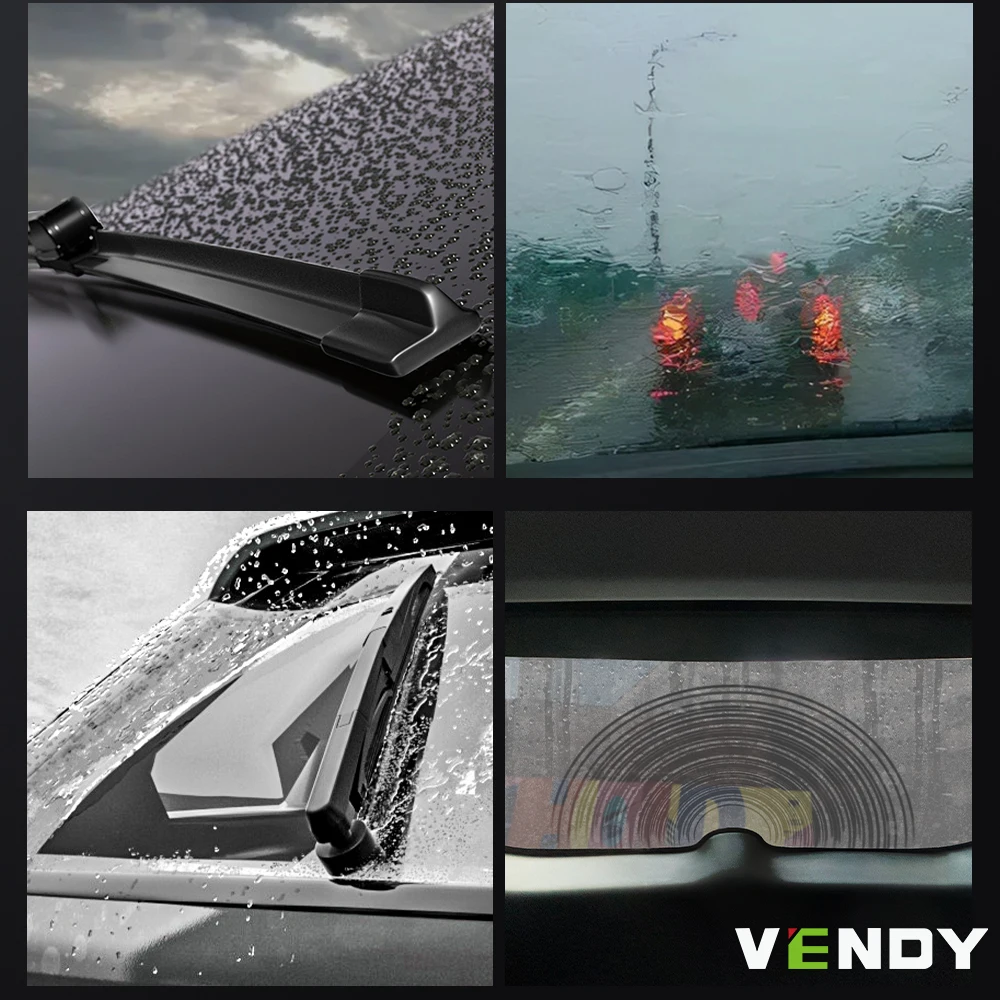 Premium All-Season Wiper Blade Set – Front & Rear