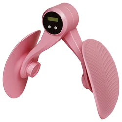 Pelvic Floor Strengthening Kegel Exerciser for Enhanced Hip, Thigh, and Body Workout (Pink with Counter)