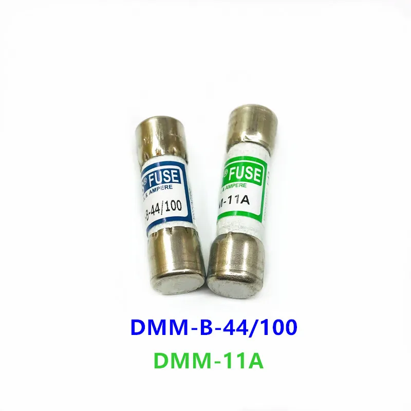 2 Pezzi Fusibili Per Multimetro Buss DMM-B-44/100 - 10x35mm, 44mA 1000V AC/DC