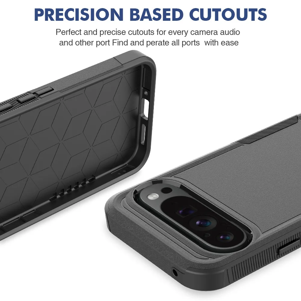 Enhanced Heavy Duty Armor Rugged Phone Case - Shockproof Military Cover, PC+TPU Construction