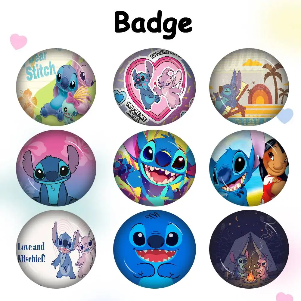 Badges Disney Stitch & Angel – Collection Épinglettes Mignonnes