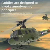 Yuxiang F07 Huey Uh1d Optical Flow Positioning Remote Control Helicopter Six Channel 3d Stunt Helicopter Simulation Model Toy 2