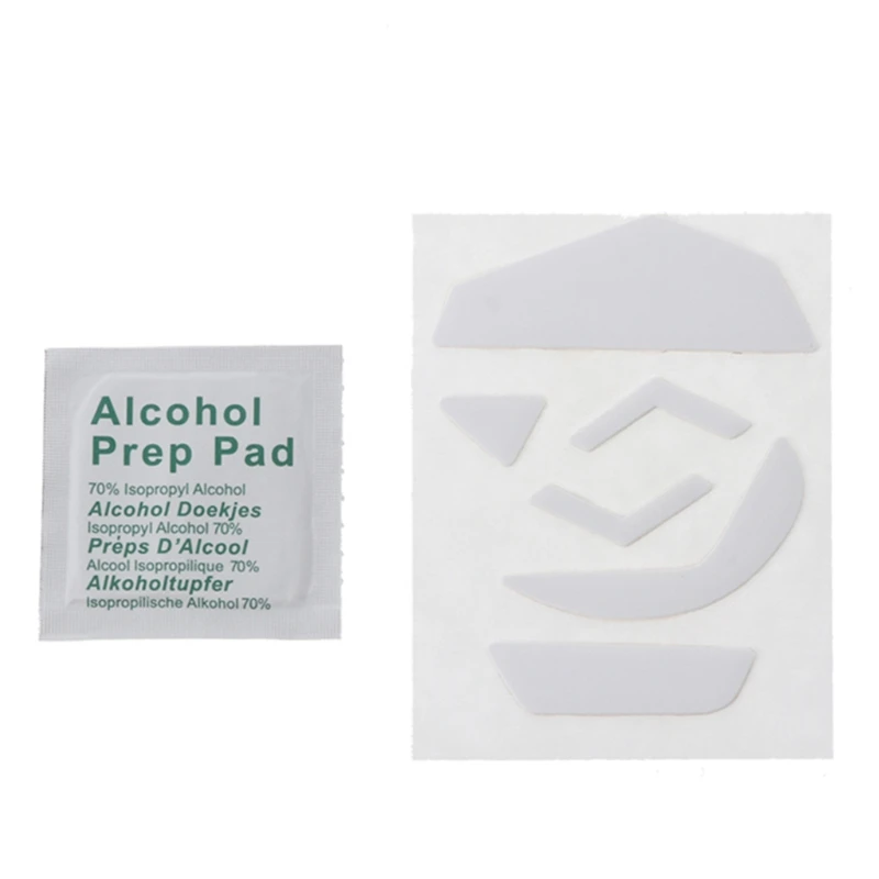 

1Pack Mouse Feet Pedal for - G502 Mouse Replacement Mouse Feet Pads Glides Curve Edge Mouse Skates Sticker White P9JB