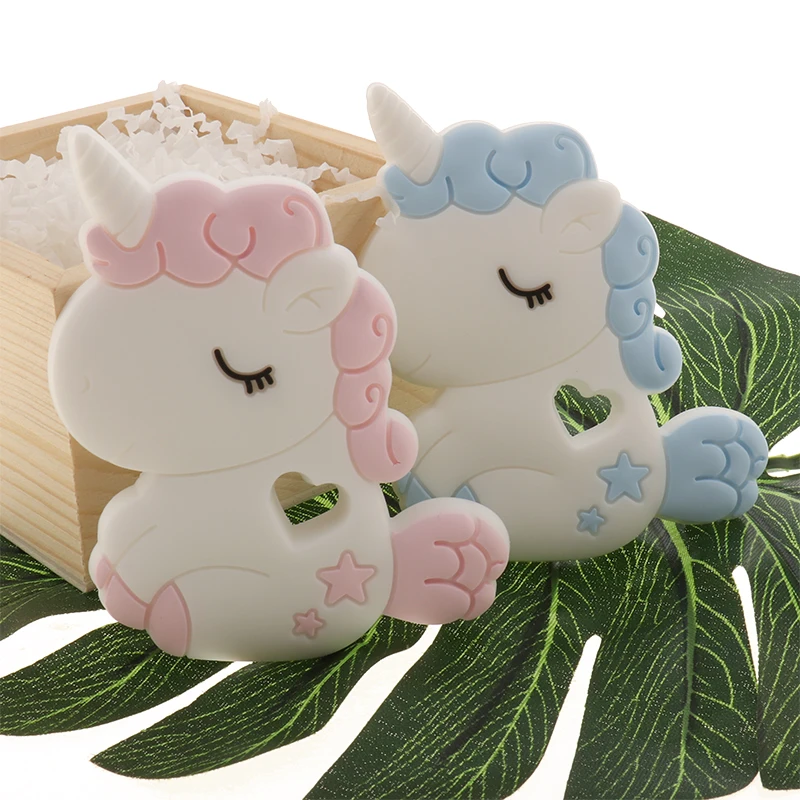 PREMYO Einhorn Beißring Aus Silikon – BPA-frei, Kühlbar – Hilft Beim Zahnen, Lindert Schmerzen – Für Babys Ab 3 Monaten