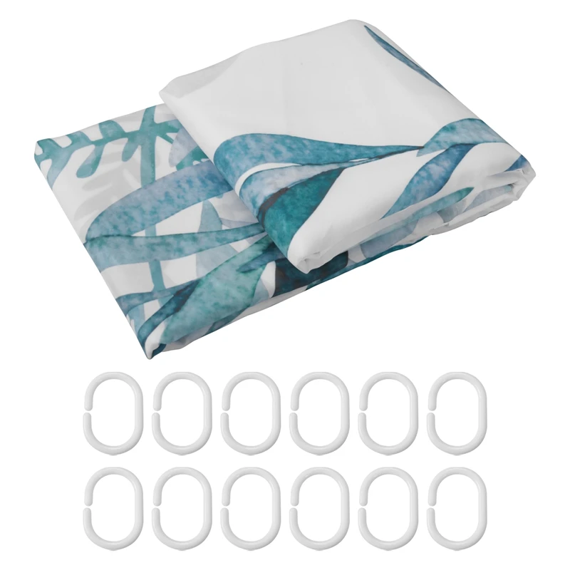 

Шалфей зеленые листья занавески для душа 72W x 72h Inch природа растения эвкалипта органический ботанический Цветочный декор для ванной комнаты с крючком