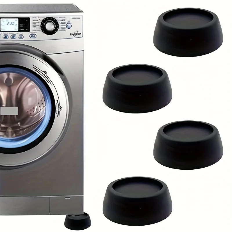 Washing Machine Anti Vibration Pads Rubber Feet Legs Mat Anti-vibration Pad Universal Noise-reducing Leg Base for Furniture washing machine pads furniture leg pads rubber pads furniture pads anti vibration pads 4Pcs