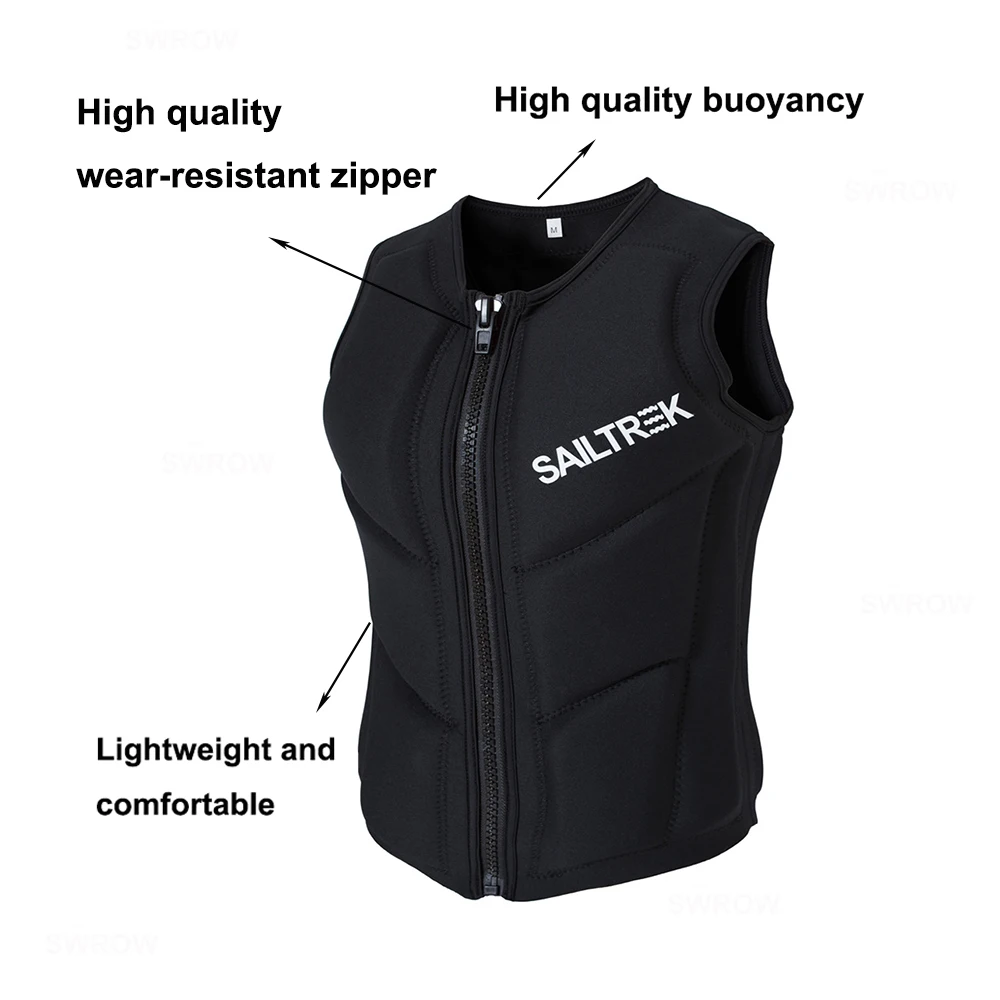Life Jacket Kayak Adults Vest Surf Motorboats Jet Ski Fishing Vest Wakeboard Raft Rescue Boat Drifting Life Safety Vest Swimming