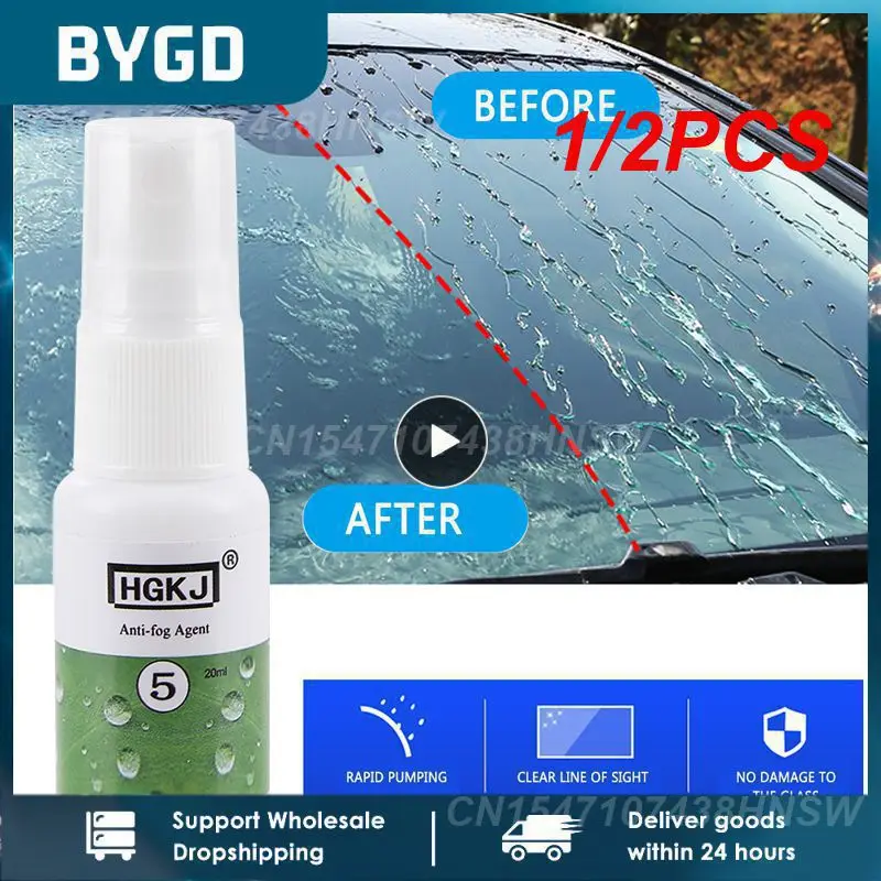 

1/2 шт. 20-100 мл спрей для автомобильного стекла средство для очистки краски шампунь полированный Водонепроницаемый непромокаемый противотуманный агент водоотталкивающие средства