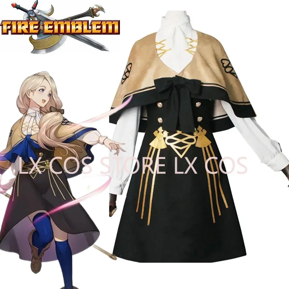 Anime Fire Emblem Tre Case Hilda Edelgard Fancy Battle Stage Girls Costume Cosplay Halloween Party Custom Made