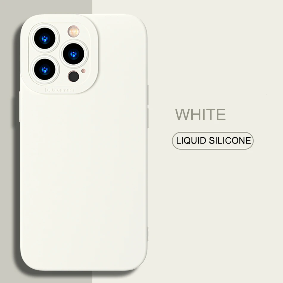 Elegant Purple Silicone Shockproof Phone Case – Soft, Durable Back Cover