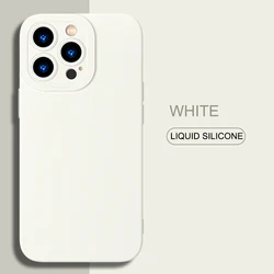 Elegant Purple Silicone Shockproof Phone Case - Soft, Durable Back Cover for iPhone 13 Mini (White TSY)