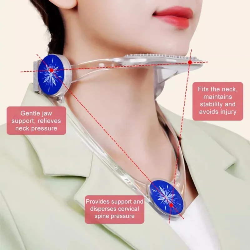 Neck Supports Braces Office Study Exercise Equipment Neck Stretcher for Children and Adult Repair Guard Corrector