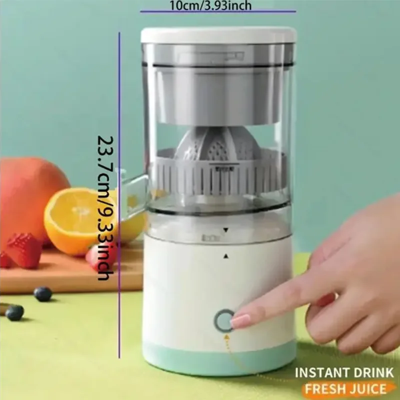 1PC electric juicer orange juice juicer USB rechargeable citrus lemon juicer wireless fruit blender automatic fresh juicer 6
