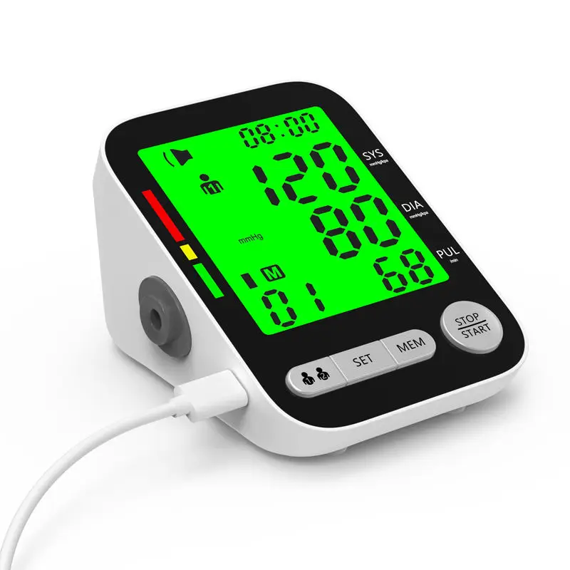 Blood Pressure Monitor Meter High Accurate Blood Pressure Monitor Digital Sphygmomanometer Bp Monitors Electronic Tonometer Arm Cuff Talking BPM Tensiometer
