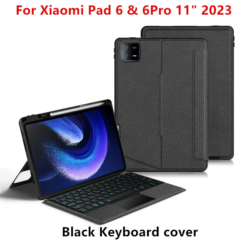 Capa para Tablet, Espanhol, Português, Xiaomi Pad 6, 5 Pro, Redmi Pad SE, 11