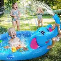 Polymères coordonnants pour enfants, jouets d'été, plage gonflable, coussin de pulvérisation d'eau, jeu de plein air, animaux de compagnie, piscine, enfants 2
