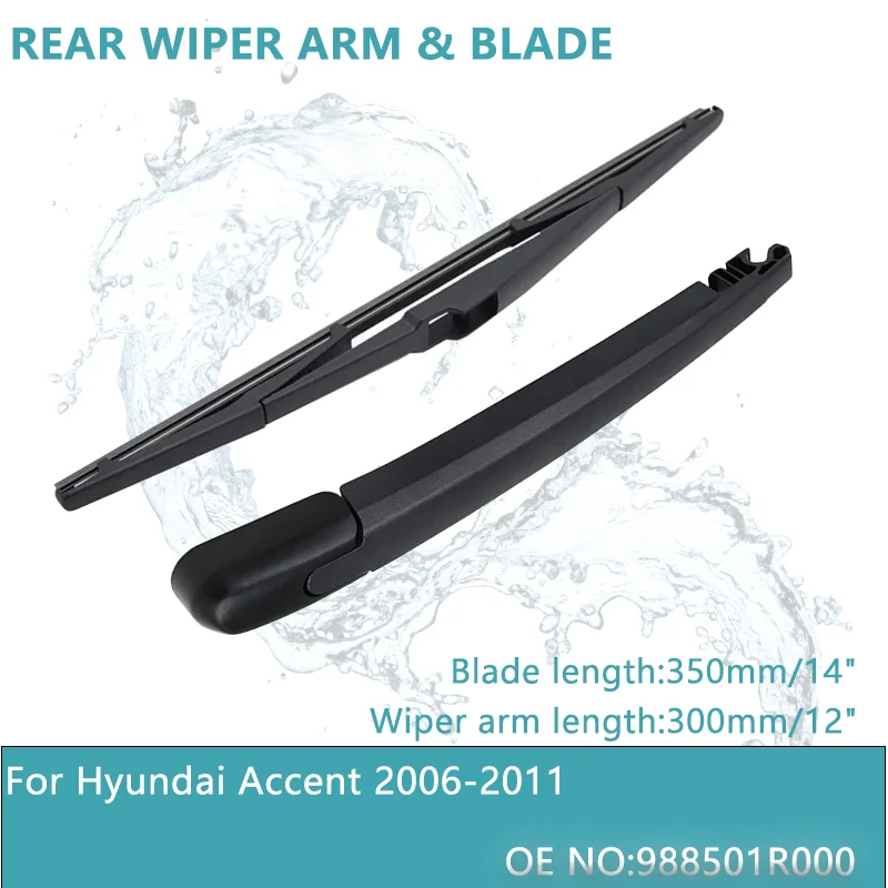 14-Rear-Windshield-Wiper-Blade-For-HYUNDAI-ACCENT-2006-2011-OEM ...