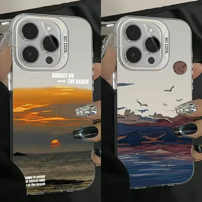 Scenic Sunset Mountain Cloud Phone Case