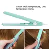 3in1 Mini Hair Straightener Curler High Quality Flat Iron Ceramic Straightening Hot Comb Professional Curling Iron Styling Tools 4