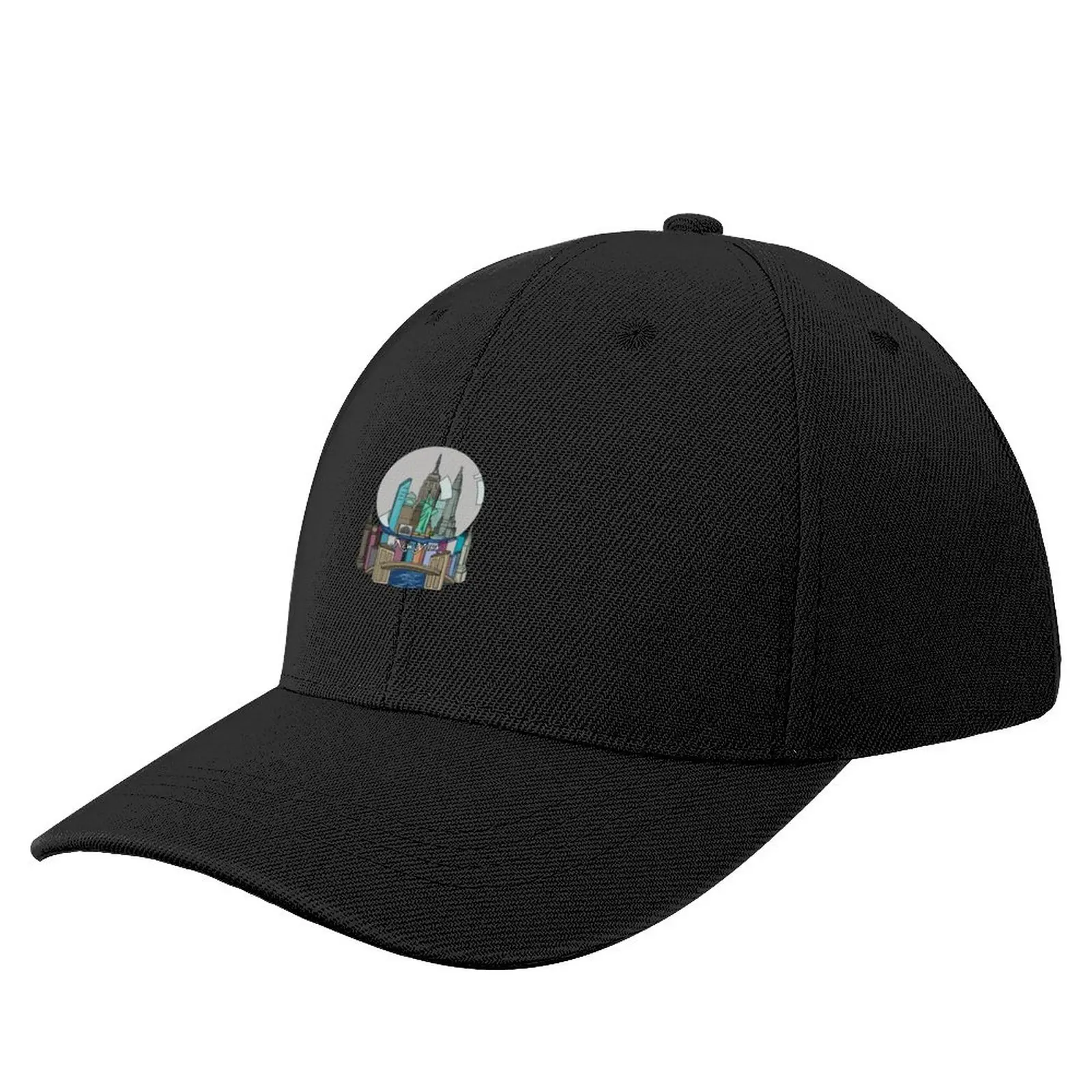 

NYC Snow Globe Baseball Cap fishing hat Visor Vintage Women Hat Men's