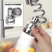 1PC Faucet Extender Universal  360° Rotation Adjustable Handheld Taps 3 Modes Tap Accessory for Household Kitchen Bathroom Sink 1