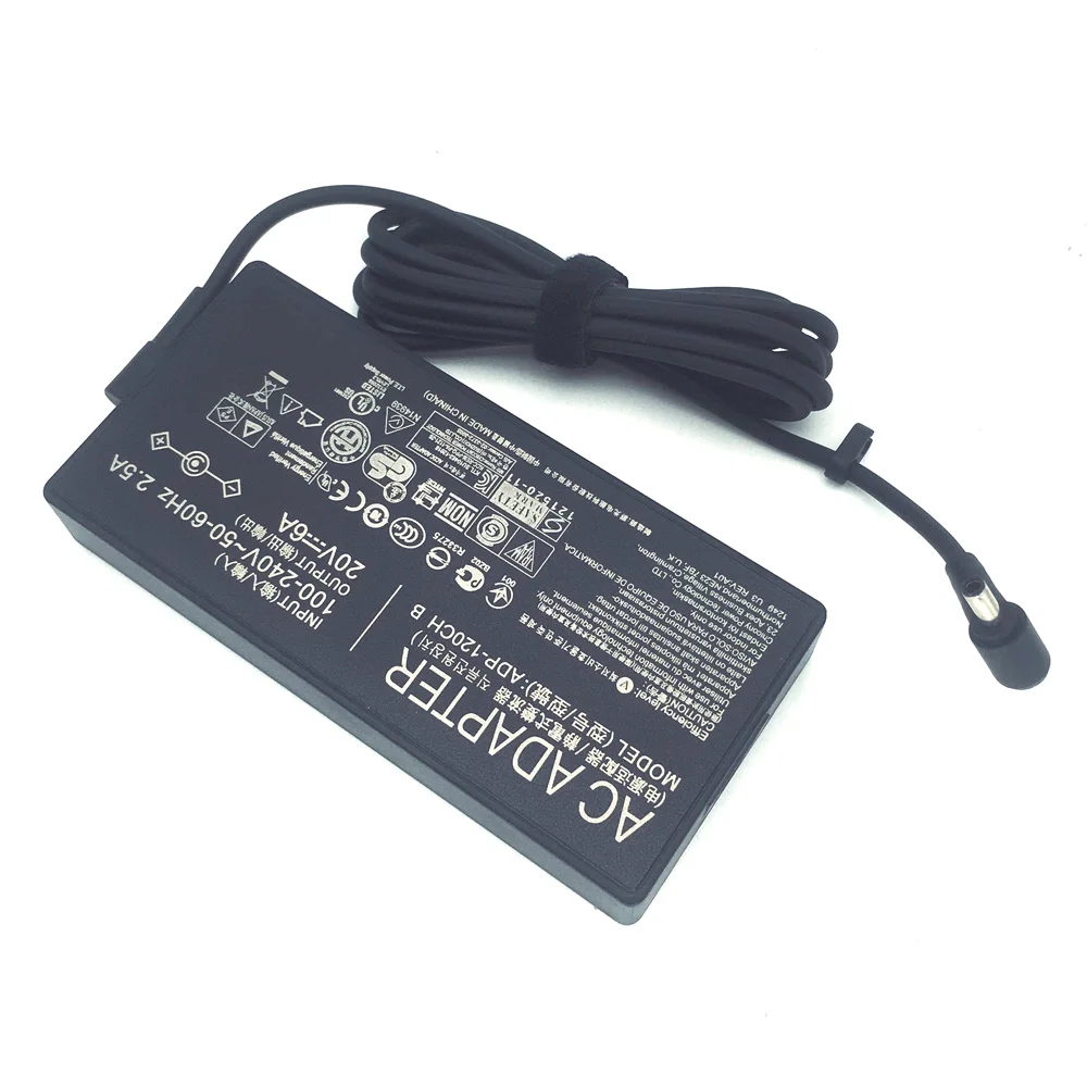 ASUS Vivobook 15 X571GD Pro 14 X7400PC ADP-120VH B 20V 6A 120W AC 어댑터 코드용 새 오리지널 노트북 충전기