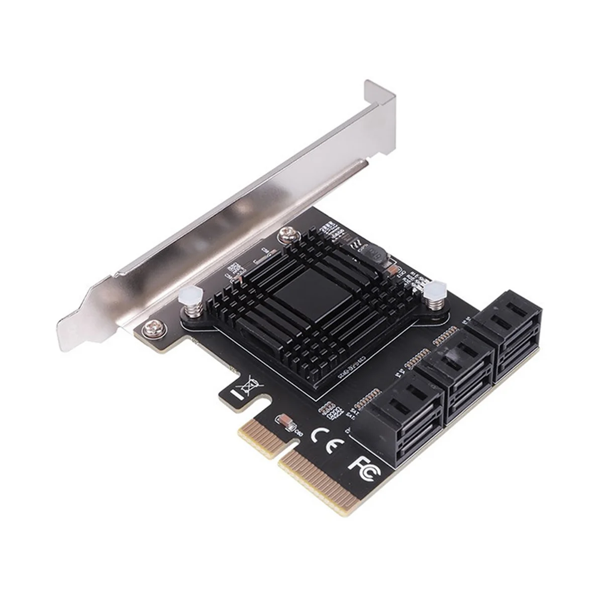 

Плата расширения SATA 3 PCI PCI-E/PCIE SATA контроллер SATA множитель SATA3 6 Гбит/с ASMedia ASM1166 чип для HDD SSD 1X