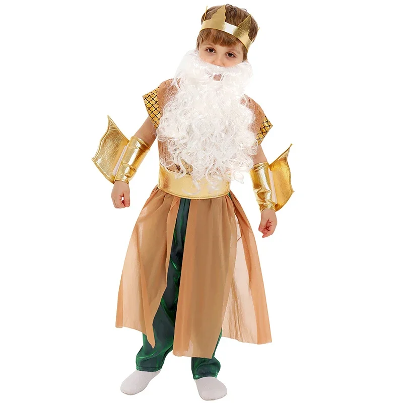 Poseidon costume and trident options