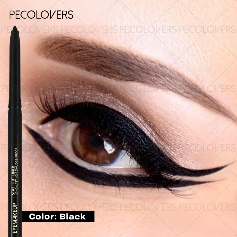 5 قطع قلم تحديد عيون أسود، صديق للمبتدئين، ليس من...