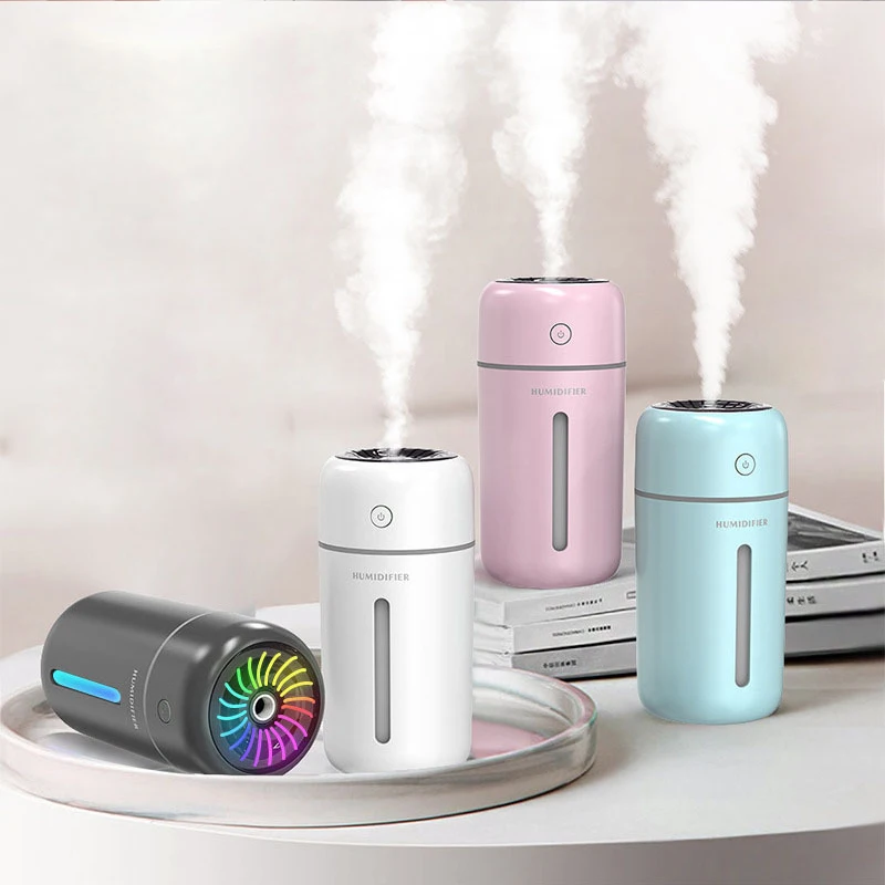 Cute Air Humidifier USB Essential Oil Diffuser Home Aroma Anion Mist Maker Portable Mini Desktop Bedroom Aromatherapy Atomizer