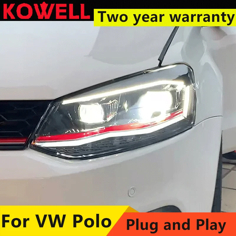 CarStylingforVWPoloHeadlights20112018VentoLEDHeadlightNew