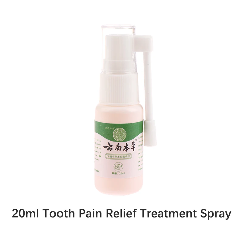 20ml Tooth Pain Relief Treatment Spray Periodontitis Cleaner Toothache Cure Teeth Decay Remover Angelica Dahurica Medicine