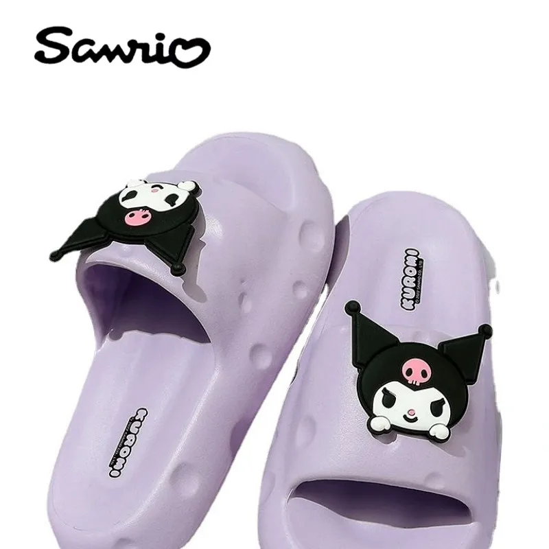 

Шлепанцы Sanrio Kulomi женские с мультяшным принтом, толстая подошва, Нескользящие, дезодорирующие, для дома и улицы