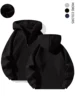 Men's solid color half zip hoodie, casual plain long sleeve pullover sweatshirt men's wear, autumn dress, autumn and winter wear 2