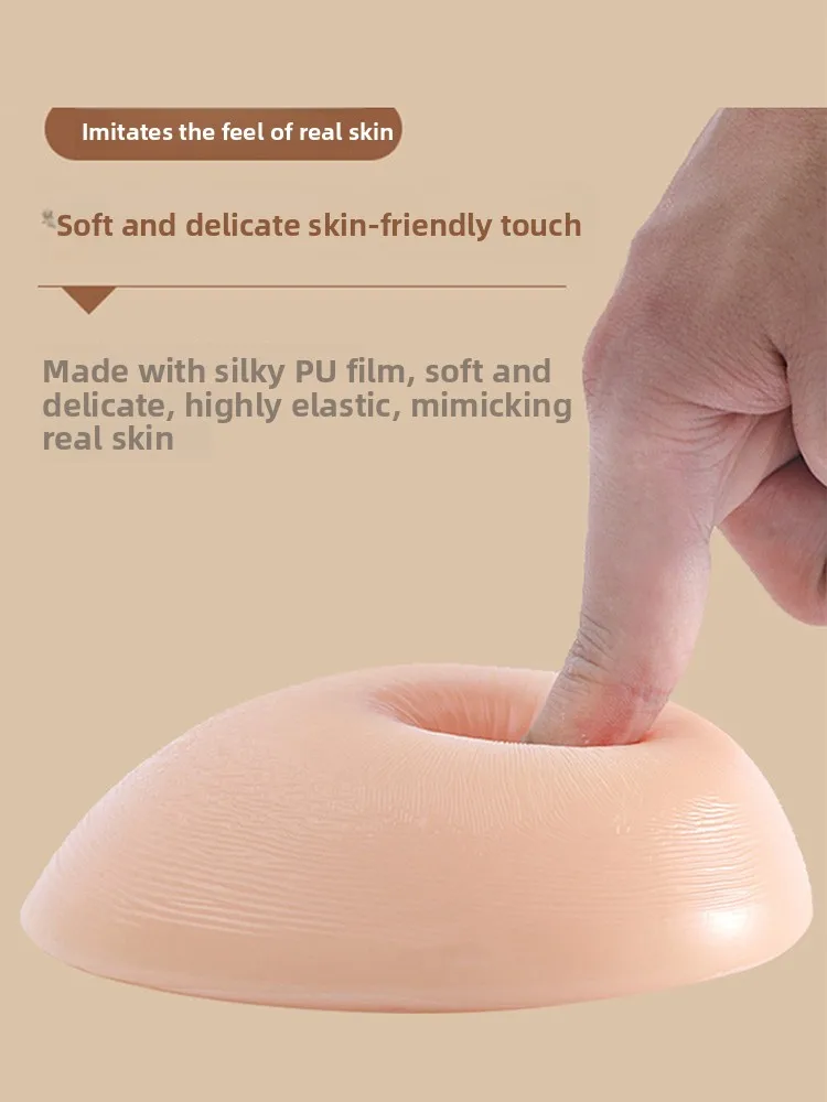 Silicone Breast Forms Thiened Underwear Bra Top Enhancer for Small Breasts to Appear Larger Cosplay Costume Fem Broaas...