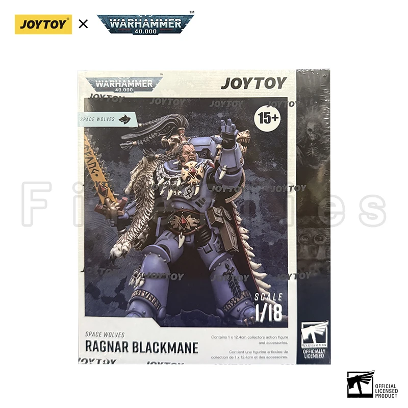 1/18 JOYTOY Action Figure 40K Space Wolves Ragnar Blackmane Re