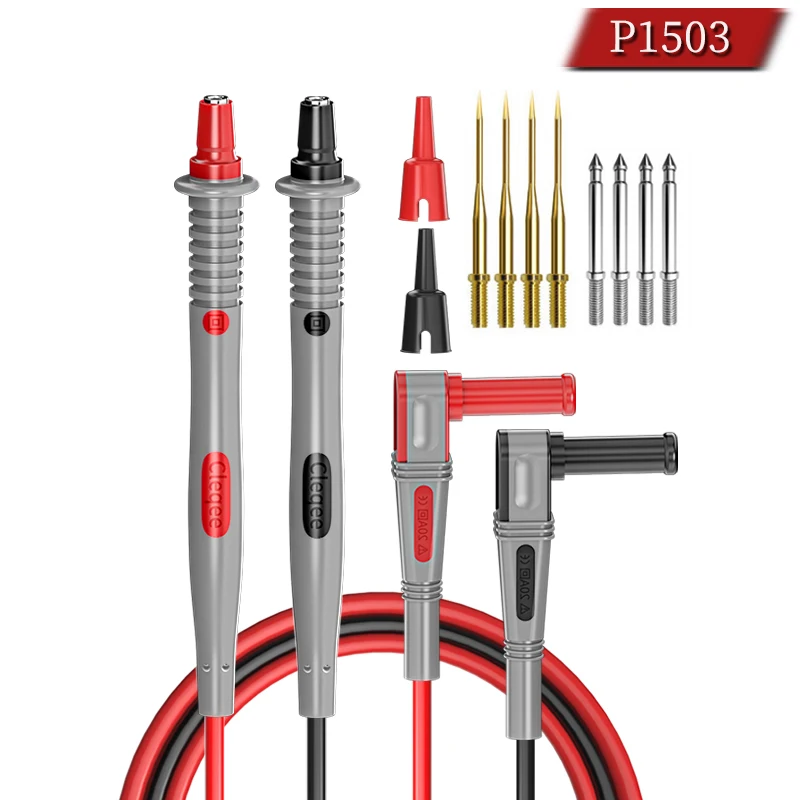 Multimeter Test Leads Kits Test Hook Clips Meter Test Probes Multimeter Pin Probes Professional For Digital Multimeter Test Leads Car Tester - View #5