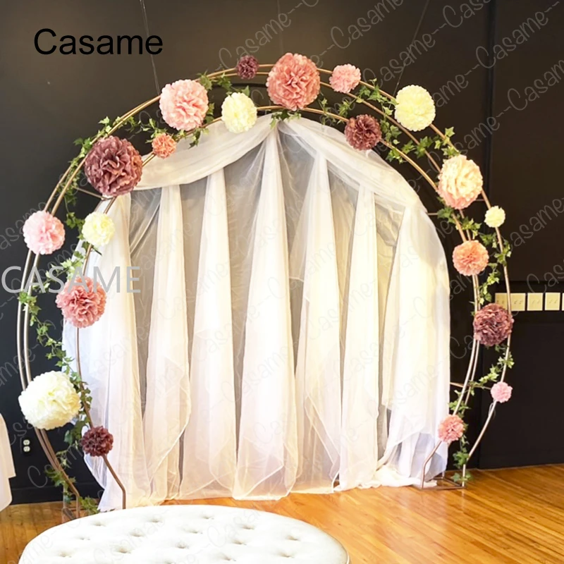 16 Stück Papier-Pompons Aus Seidenpapier – In Blau, Orange, Weiß, Für Partys, Hochzeit, Deko