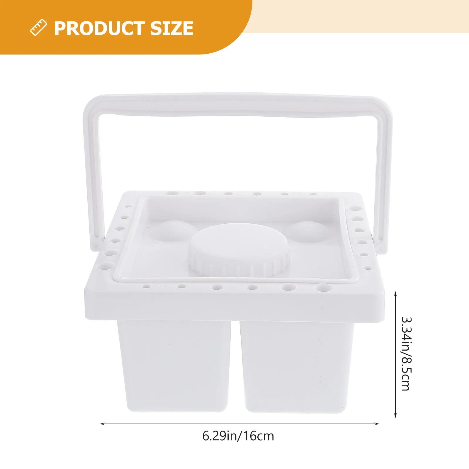 편리한 페인트 홀더 다기능 브러시 워셔 페인트 액세서리 전문가용 경량 휴대용 컬러 믹싱 트레이