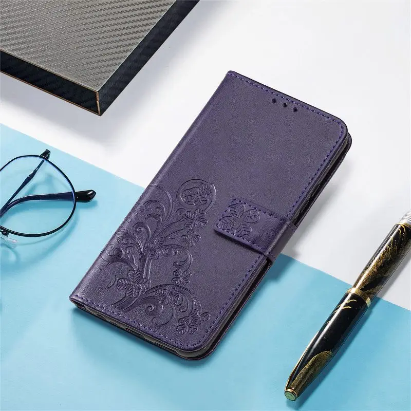 

Thin Leather Card Wallet Embossing Phone Case For OPPO Realme 10 9 Pro Plus 8i 7 6i 5i 3 Pro C3 Protection Magnetic Flip Cover