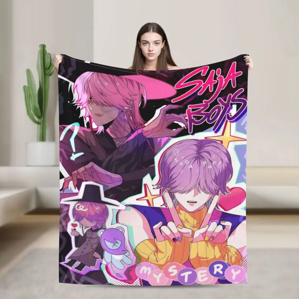 K-Pop Demon Hunters Flannel Throw Blanket