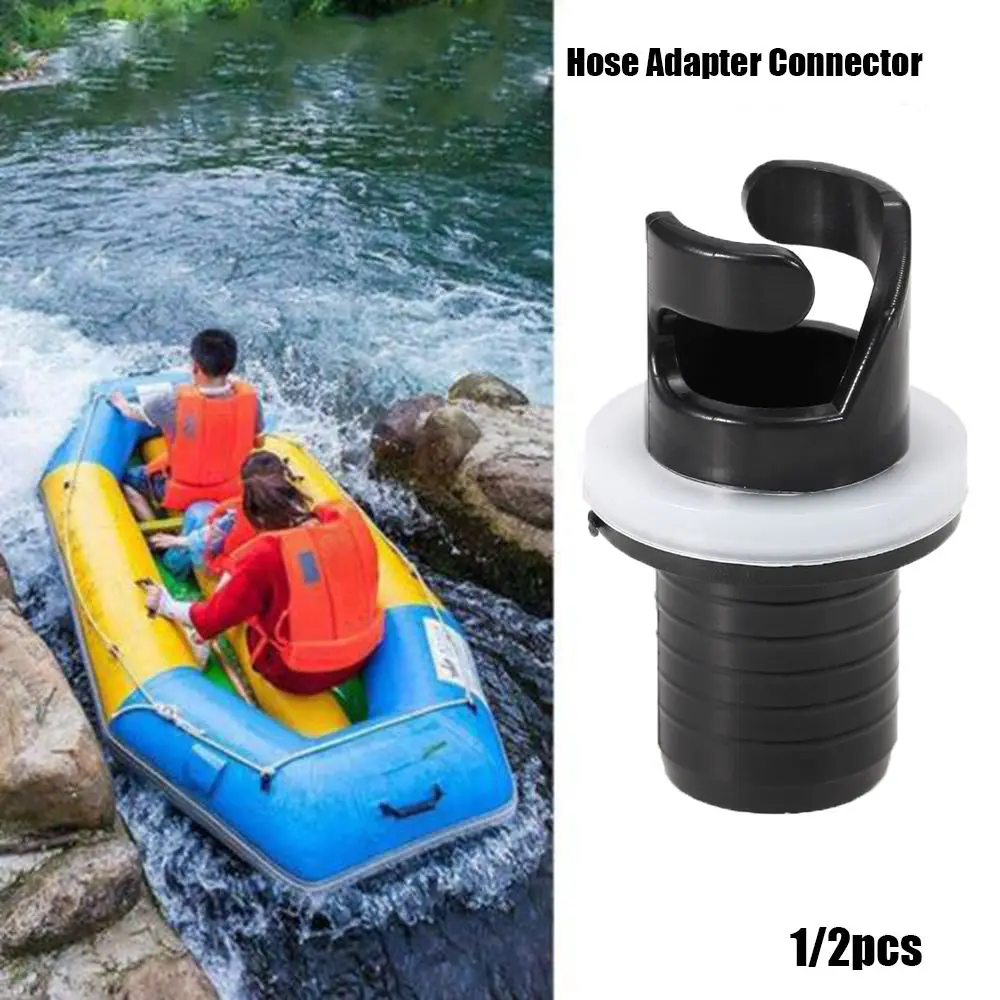 

Water Sports Tools Raft Foot Pump Screw Hose Adapter Air Valve Caps Inflatable Boat Connector Fishing Kayak Accessories