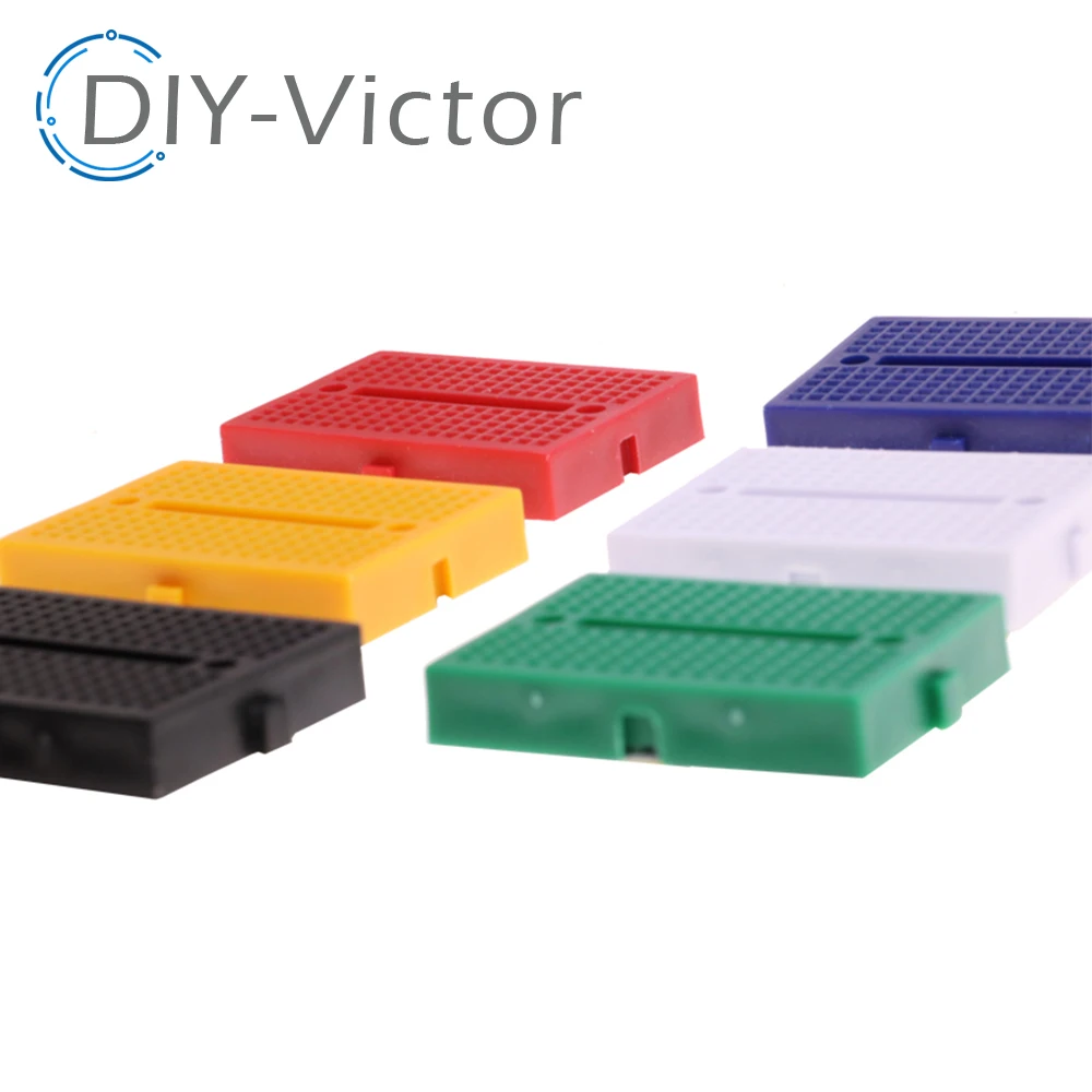Six Color Mini Solderless Breadboard SYB-170 Tie-points PCB Test Board 35*47*8.5mm For Bus Test Circuit