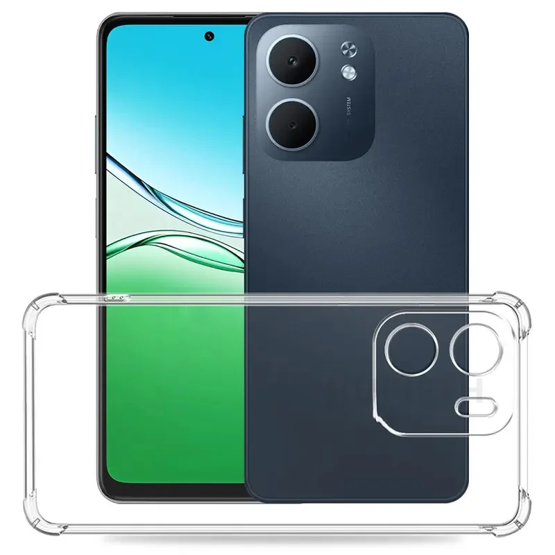 Transparent Shockproof Silicone Phone Case with Airbag Protection